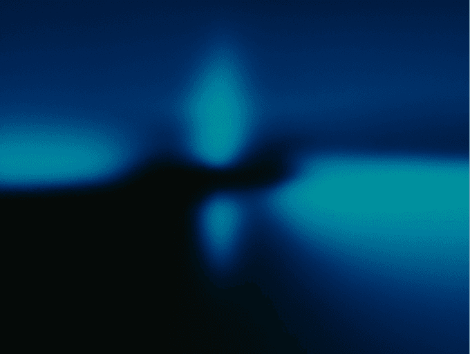 Abstraktes blaues Lichtmotiv